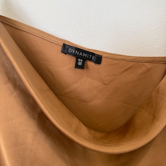 Dynamite Cowel neck satin top - Picture 2 of 4